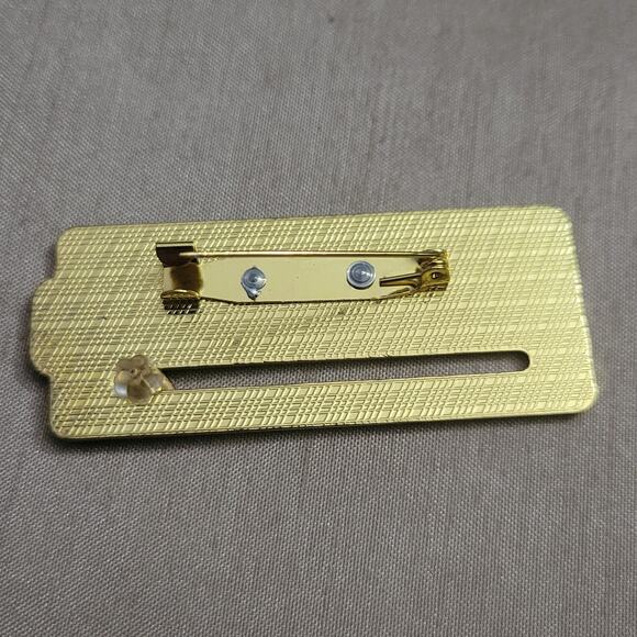 social battery movable meter lapel collar pin - Picture 4 of 4